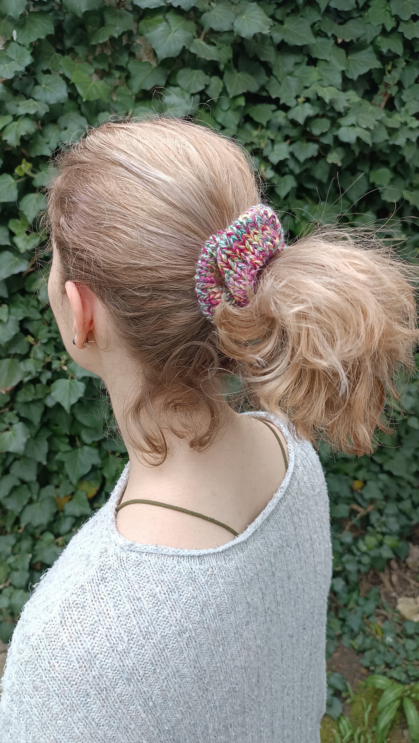 Bunte Scrunchies klein