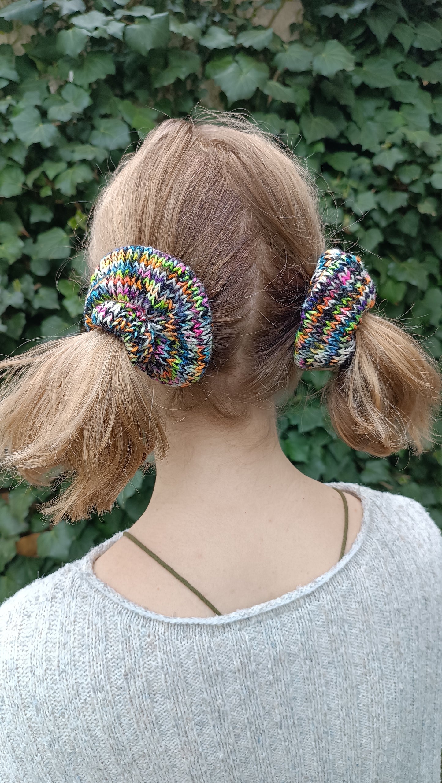 Bunte Scrunchies klein