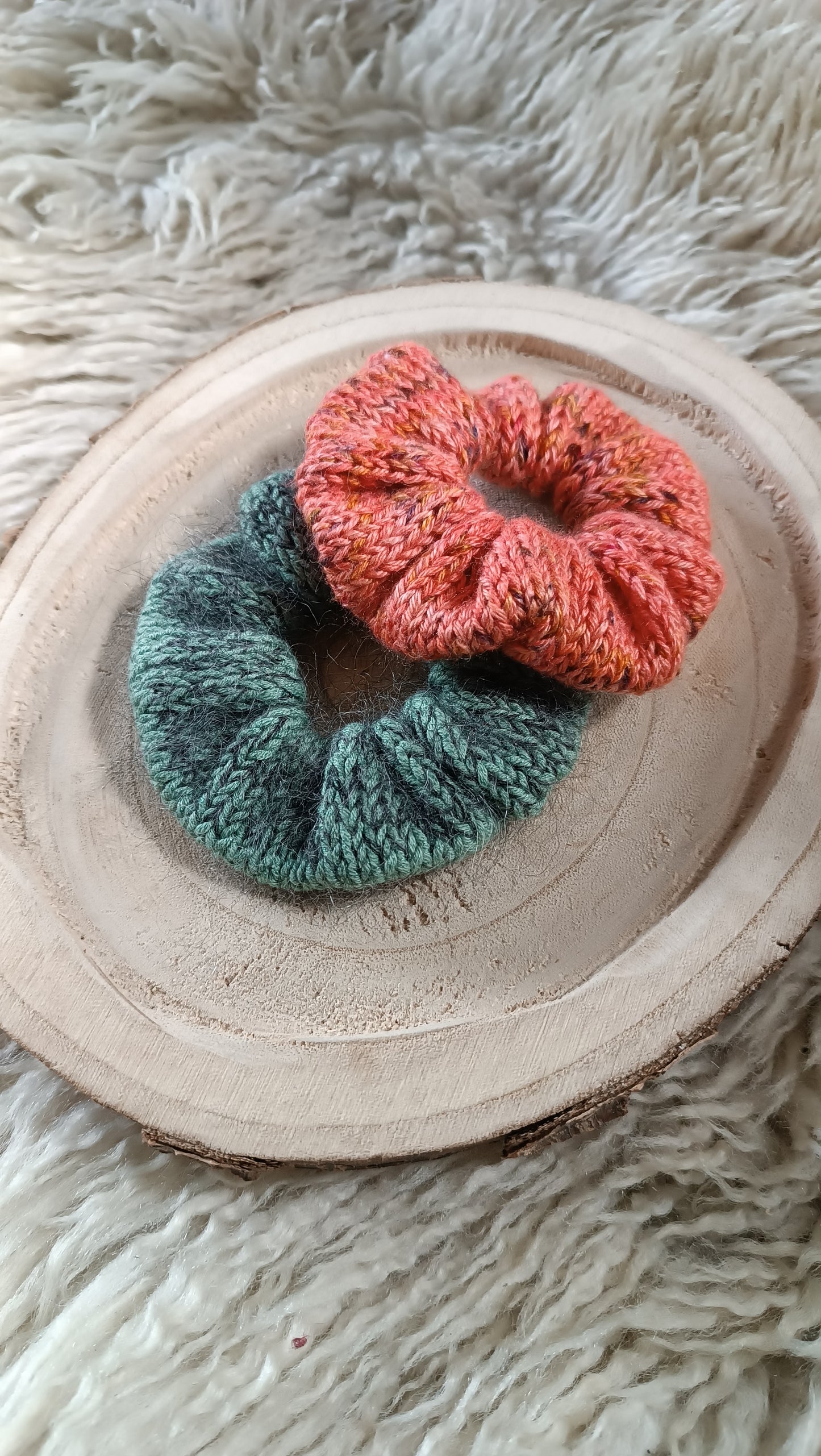 Bunte Scrunchies klein