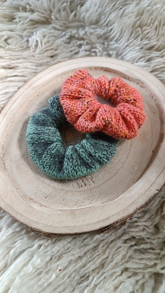 Bunte Scrunchies klein